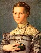 Agnolo Bronzino, Portrait of a Young Girl with a Prayer Book